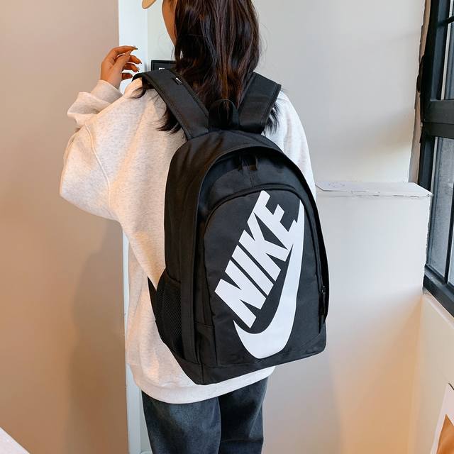 Nike耐克 街头潮流时尚休闲双肩包男女大容量运动背包电脑包校园高中大学生书包 尺寸:44 31 19