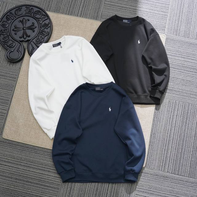 品牌 拉尔夫 劳伦 Ralph Lauren 尺码 M-L-Xl-Xxl- L 颜色 黑色-白色-藏青色 类型 时尚运动圆领套头衫 材质 进口运动棉 厚度 常规