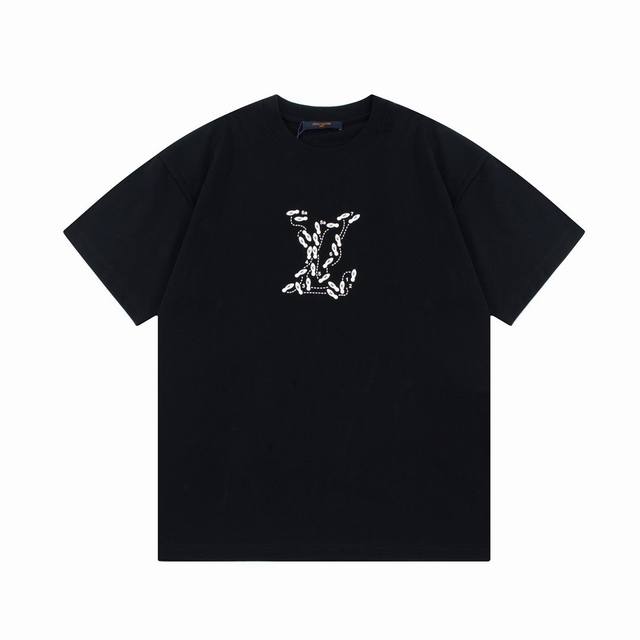 路易威登 Louis Vuitton 夏季新款 发泡字母印花圆领短袖t恤 Lv Special-Project部门最强员工服，也是virgil在生命最后一年留下