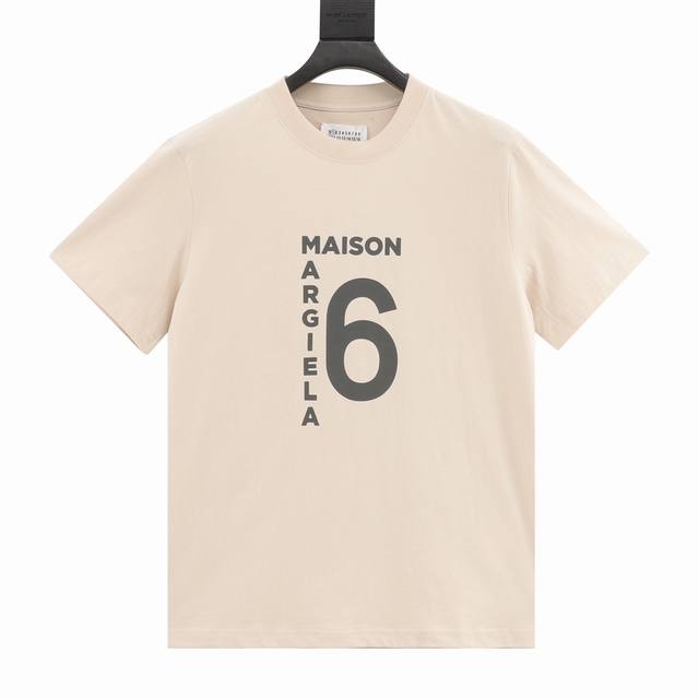Martin Mariela 马吉拉mm6 数字6号字母印花短袖t恤 梅森 马丁 马吉拉 Maison Martin Margiela ，比利时著名设计师，曾担