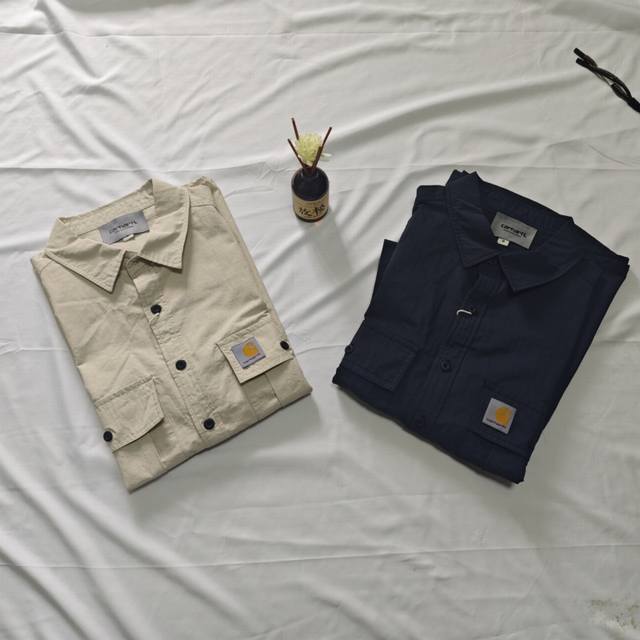 Carhartt Wip 24Ssmaster-Shirt美式工装口袋短袖衬衫 -总之经典就是经典，卡哈特1889年创立以来，制作出了太多经典的版型。放到现在来