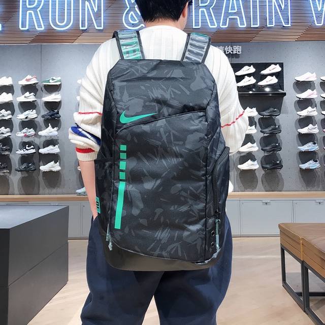 Nike耐克 男女大容量气垫缓震双肩包户外运动旅行背包校园高中大学生书包电脑包 尺寸:46×30×16