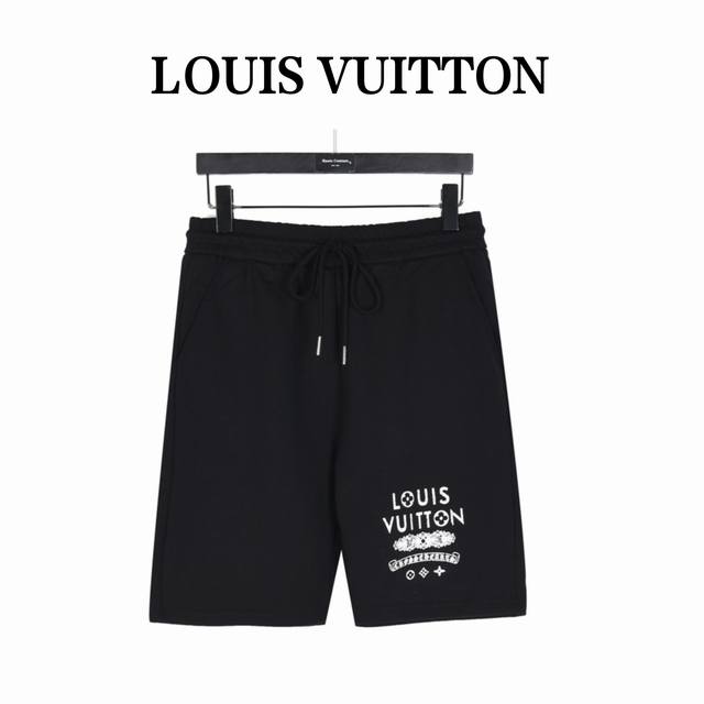 Louisvuitton路易威登&Chromeherat联名款logo字母短裤 男女同款全新美学灵感趣味设计,渠道性质精品。让整体造型设计更加优雅时尚，今夏最火