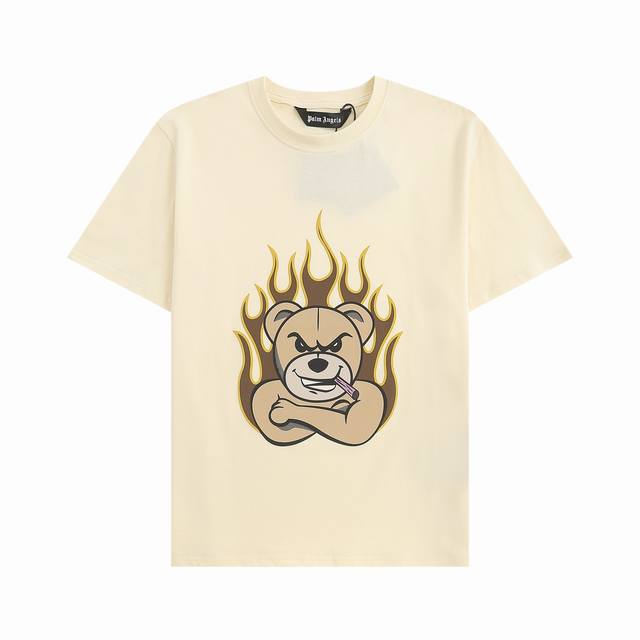 Palm 新款冒火熊短袖t恤。2个颜色，码数s-Xl
