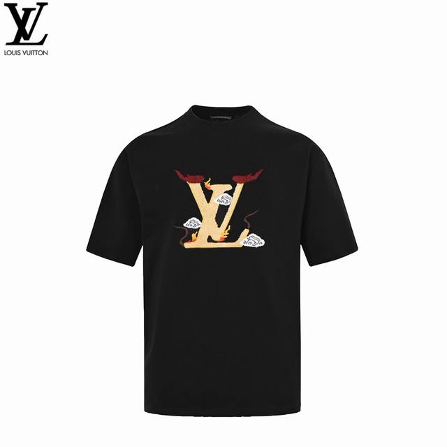 Louis Vuitton 路易威登 祥云毛巾logo短袖 - Louis Vuitton法国路威酩轩集团-Lvmh旗下品牌 著名奢侈品箱包和皮具品牌 百余年的
