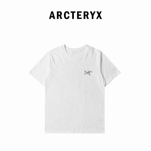 Arcteryx Multi Bird Logo 始祖鸟金标t恤 面料采用优质长绒棉材质 货号526 003 颜色:黑色.白色 尺码:S-Xxl