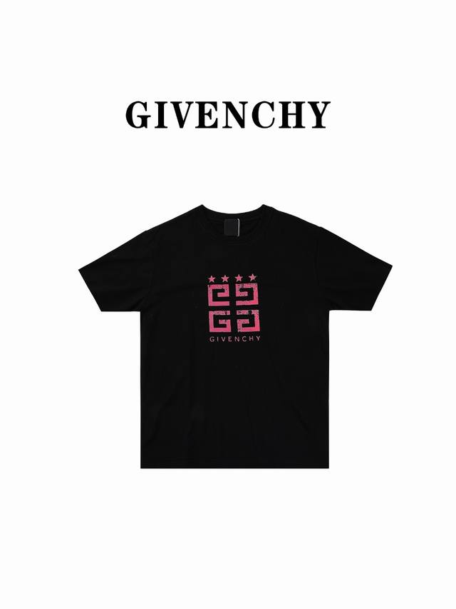 Givenchy 纪梵希gvc2024Ss五星做旧印花短袖t恤 精选优质260G纯棉面料，触感软糯亲肤细腻，实物到手绝对超乎你的想象，贴身无比舒适透气，即便是汗