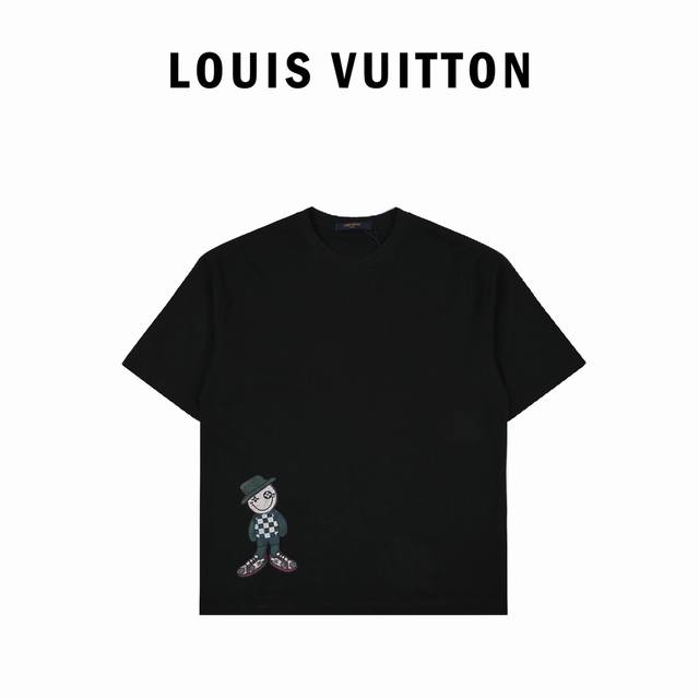 Louis Vuitton 路易威登限定秀款数码印花短袖 专柜面料，顶级元素融合打造 重工数码直喷印花 购入原版开模打造，全套定制辅料，细节决定成败。 颜色：图