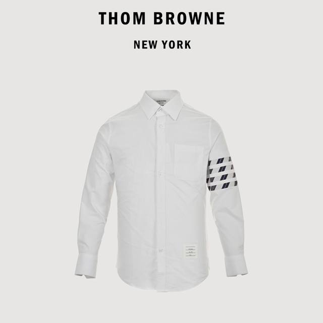 Thom Browne 汤姆布朗 新版菱形蓝灰条四杠衬衫 衬衫采用客供进口最新型牛津面料打造而成,细腻亲肤的触感,版型挺括骨感好.贴身穿着极为舒适,非常高级有质