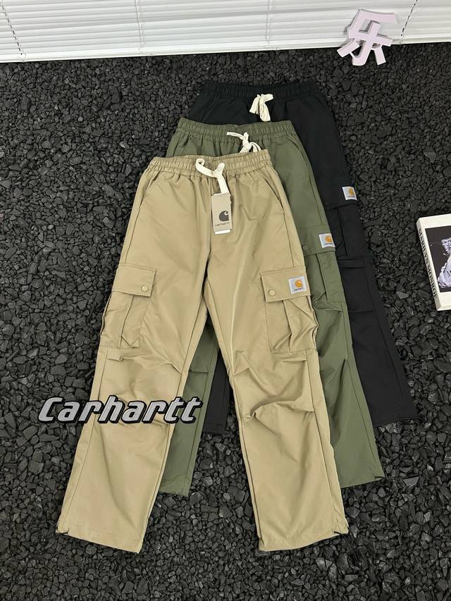 Carhartt Wip 卡哈特 24Ss春夏新款口袋机能休闲户外工装长裤 机能性的户外风设计，日本代购原版订制出货！这款的做工复杂程度是我目前做过的所有工装裤