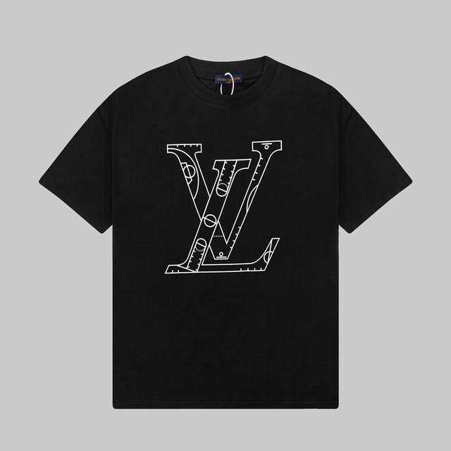 不二 顶级版本 Lv路易威登louis Vuitton 驴家1V 经典联名nba字母半袖t恤短袖 Lv Flower Tastry Int T-Shirt 图案