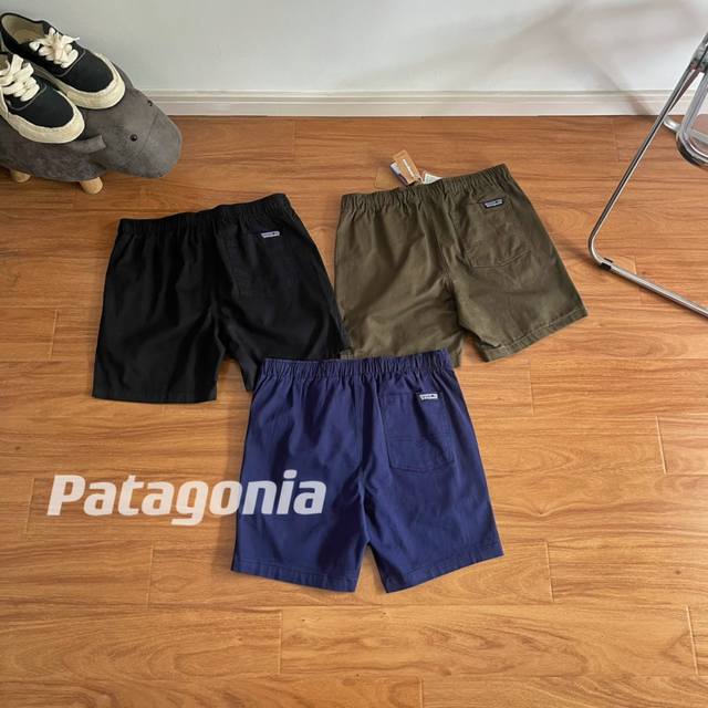 纯原臻品 原厂跟单 巴塔哥尼亚 Patagonia P6-Logo Outdoor For Man Everyday Shorts美式小标户外休闲抽绳五分短裤