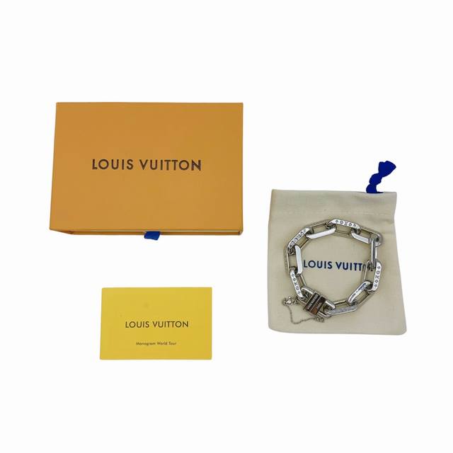 Louis Vuitton路易威登限定lv Edge 手链男女款 ，Lv 2024新款lv Edge手链是一款充满创意和艺术气息的时尚单品，它将为佩戴者带来全新