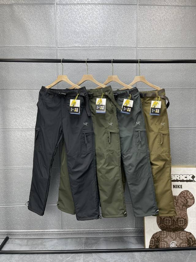 始祖鸟 Arc'Teryx 2024新款户外机能风3M反光logo工装裤，男女同款，四色可选，多袋工装冲锋裤，鸟家经典户外工装百搭卫裤，夏季出行必备神器 始祖鸟