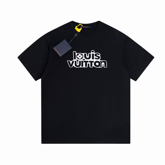 首家nfc官网版本』 Louis Vuitton 路易威登限定款大logo休闲短袖t恤 颜色：图片色 尺码：S M L Xl 2Xl 面料: 采用230G双纱棉