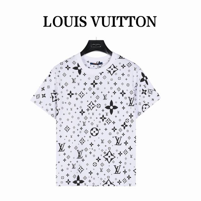 Louisvuitton 路易威登 全身满印logo短袖t恤 男女同款全新美学灵感趣味设计,渠道性质精品。让整体造型设计更加优雅时尚，今夏最火系列，无数明星潮人