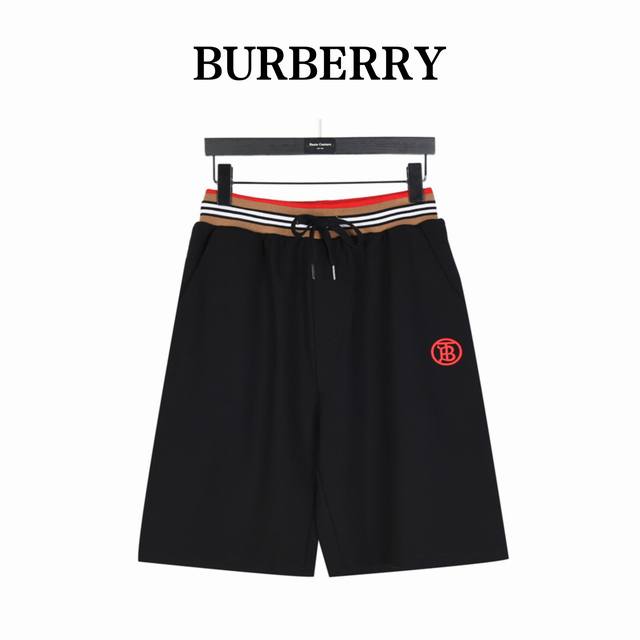 Burberry 巴宝莉 裤腰格纹拼接刺绣logo短裤 男女同款全新美学灵感趣味设计,渠道性质精品。让整体造型设计更加优雅时尚，今夏最火系列，无数明星潮人追捧。