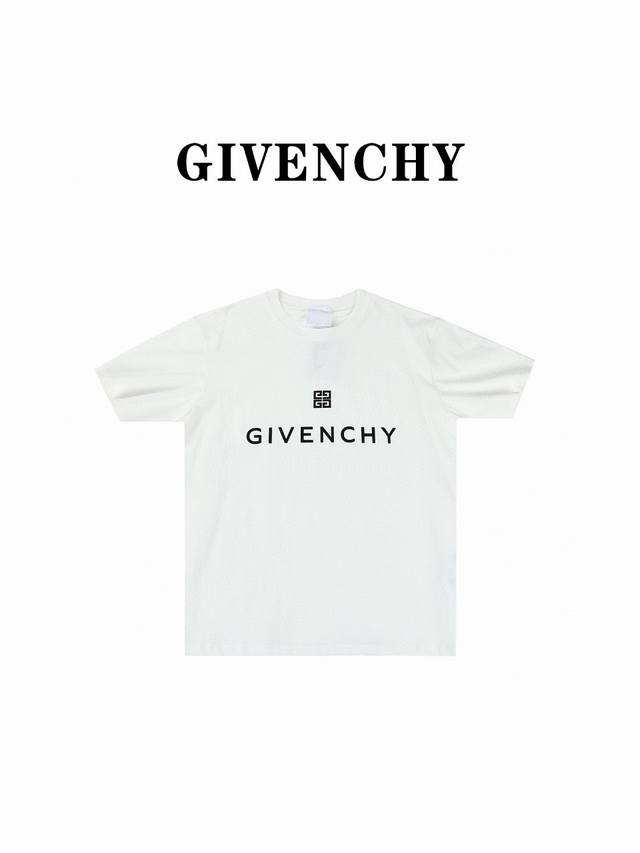 Givenchy 纪梵希gvc 24Ss新款4G方块印花短袖t恤 客供定制面料，贴身体感非常舒适，标志logo图案压胶工艺设计，大牌感十足。 最新时尚宽松版型超