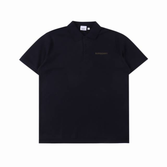 Burberry巴宝莉bbr 24新款 竖条门禁小刺绣短袖polo衫 原版5500购入，定制定染200G珠地布，蜂窝明显。颜色按原版定染。绣有专属标识图案。搭配