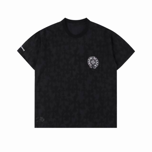 Chrome Hearts 克罗心 24Ss 暗纹十字架口袋短袖t恤 暗纹十字非常高级 马蹄 卷轴 十字花克罗心该有的元素都齐活了 定织定染21支 G精梳棉面料 - 点击图像关闭