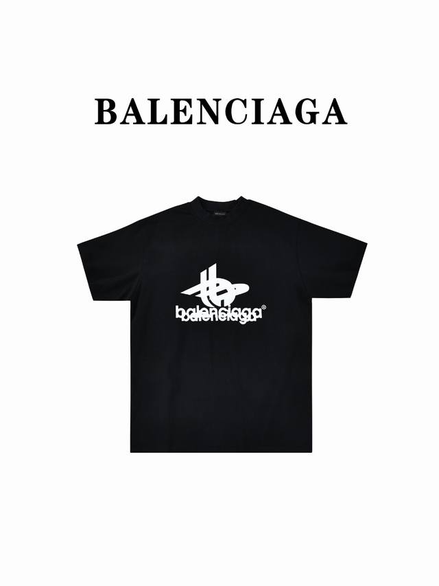 Balenciaga 巴黎世家23Ss胶带印刷重叠短袖t恤 荧光黄.男女同款.宽松版本 Size:Xs-L