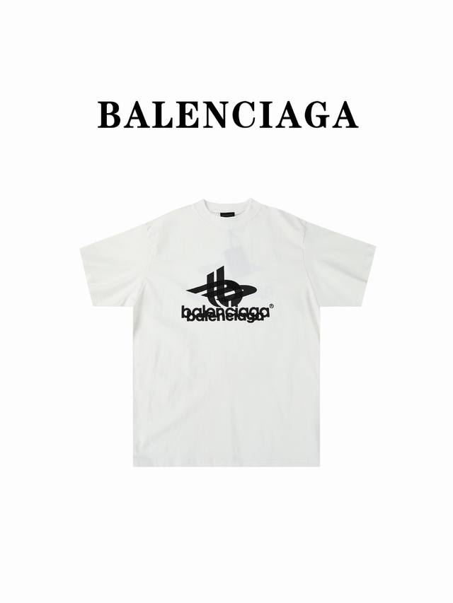 Balenciaga 巴黎世家23Ss胶带印刷重叠短袖t恤 荧光黄.男女同款.宽松版本 Size:Xs-L
