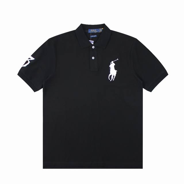 Polo Ralph Lauren 拉夫劳伦 基础大马刺绣logo Big Pony Polo衫 T恤短袖 S~Xl 黑色 藏青 灰色 白色 官网在售1790，