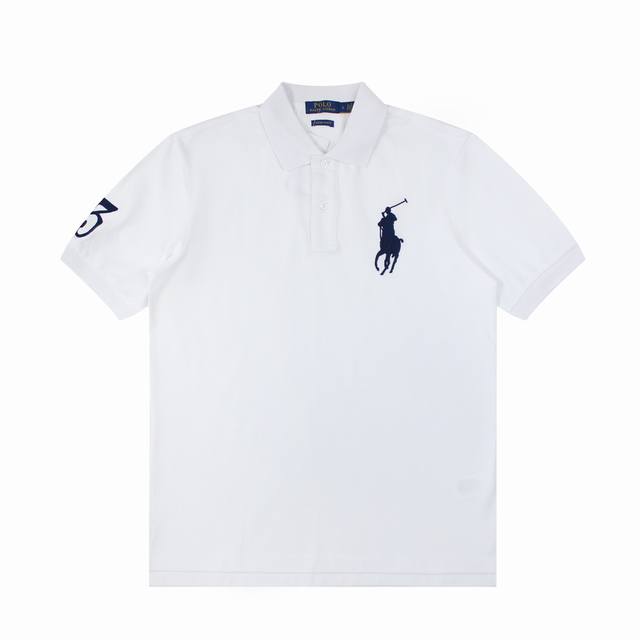 Polo Ralph Lauren 拉夫劳伦 基础大马刺绣logo Big Pony Polo衫 T恤短袖 S~Xl 黑色 藏青 灰色 白色 官网在售1790，