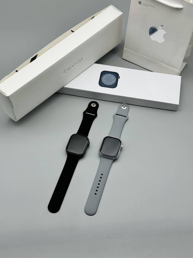 220 顶配毒版本 #双色表盘 # 下单即赠送两条表带 30多款表带任意选择 Apple Watch Series 9苹果s9代智能手表 尺寸45Mm 目前市面