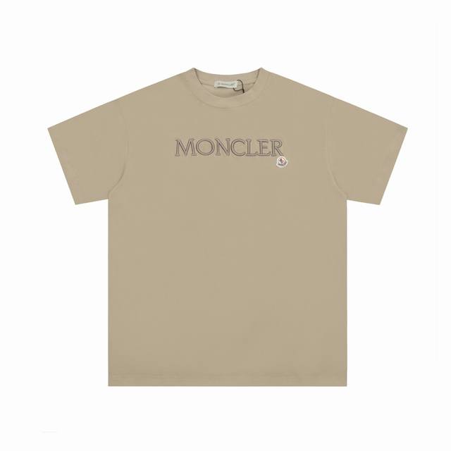 顶级品质 Moncler蒙口 蒙克睐2024专柜新款短袖t 六色齐发 原版开模 高密度绒毛绣章 超好搭配 男女同款 实在不要太好看 完全还原 三标齐全 - 这个