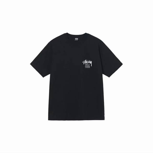 Stussy Built Tough Tee 草写logo玩偶小熊印花短袖t恤 颜色：白色 黑色 尺码：S M L Xl