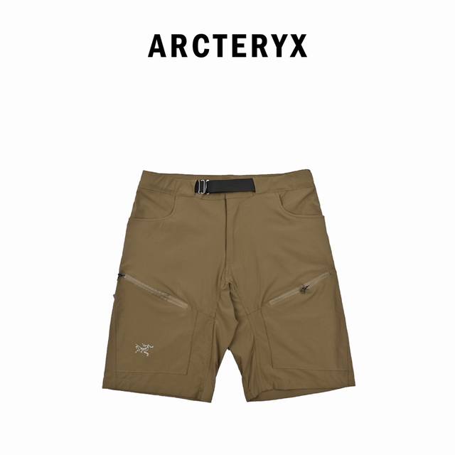 Arc Teryx 始祖鸟system-A 系列户外休闲通勤 机能短裤 男女同款 它是可以被定义为一条‘皮肤裤’，防晒抗撕裂，整条裤子包括腰部全带弹力，让你切身 - 点击图像关闭