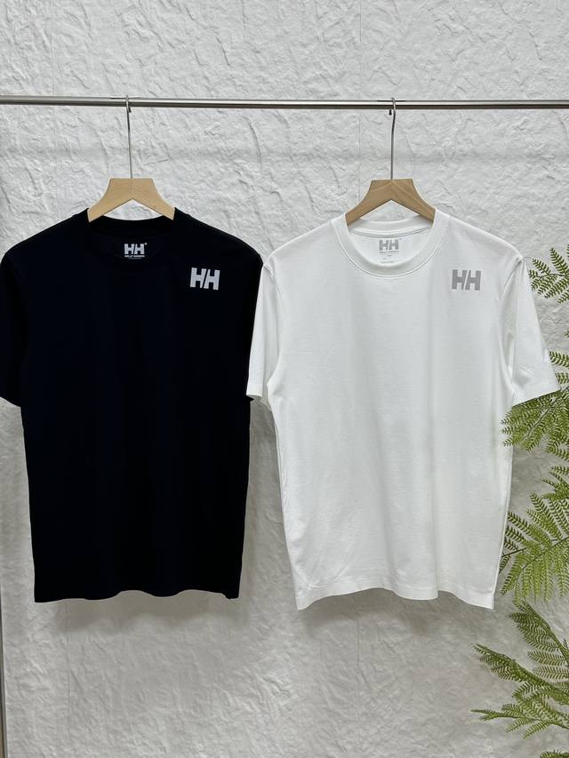 Helly Hansen Hh 海丽汉森 24Ss夏季基础简约款情侣短袖t恤 颜色：黑色 白色 尺码：M L Xl 2Xl 3Xl 如今热销的顶级流量款！高品质