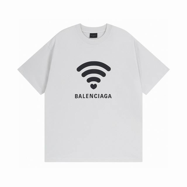 Balenciaga 巴黎世家2024 Ss 限定款.520限定wifi走秀款印花短袖t恤 本市场no.1的质量 真正天花板品质 全部原版开发注意细节图 避免被