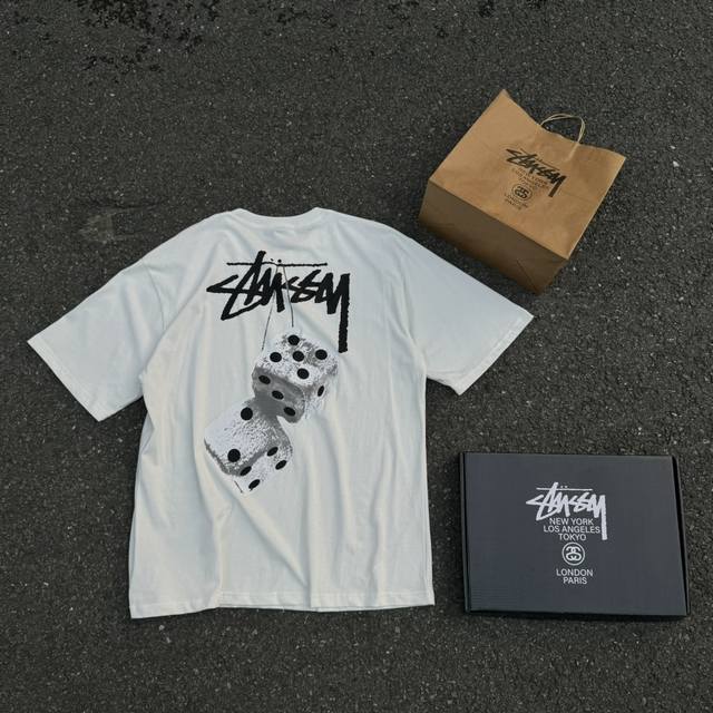 斯图西 Stussy Ss23多色骰子系列！ 手提袋+飞机盒免费配送！图片自家实拍可上平台！ 正确丝网印区别胶印 面料260G纯棉面料 大厂做工 肩部四针五线 - 点击图像关闭