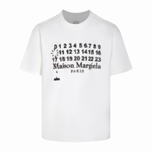 Maiso Margiela 吉拉m6 马赛克数字短袖印花t恤系列爆款！123456789~23男女同款#2023款 官网购入,保证原汁原味 原版定制 顶级版本 - 点击图像关闭