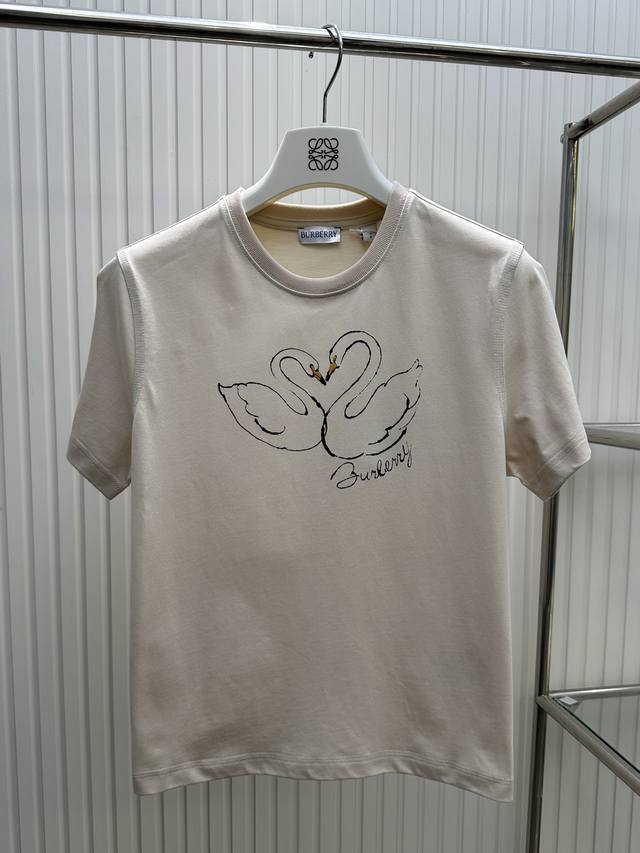 Bbr 巴宝莉24Ss七夕限定素描手绘短袖t恤 Size：1.2.3